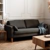 3 seater sofa lounge - BJORN - Dark Grey